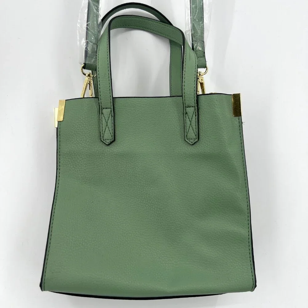 NWOT‎ Steve Madden Basil Green Mini Tote Bag Crossbody 3 Compartment